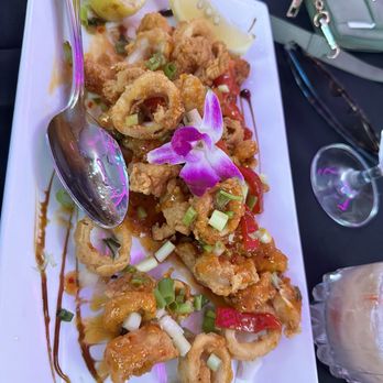 Bella Vista - This is the Asian style calamari spicy - Sushi Bars Near Me - Providence, Rhode Island Bella Vista - This is the Asian style calamari spicy - Sushi Bars Near Me - Providence, Rhode Island
