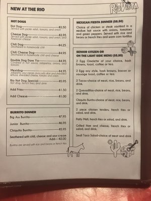 Menu photo 2 Rio Vista Grill Henry, IL Menu photo 2 Rio Vista Grill Henry, IL