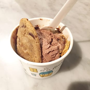 Hello Robin - Melted Chocolate Ice Cream between a s'mores cookie and a whole wheat chocolate chip cookie with gray sea salt. - Bakeries Near Me - Seattle, Washington