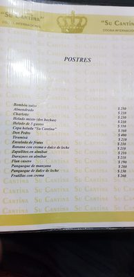Menu photo 1 Su Cantina-Cocina Internacional Necochea, B
