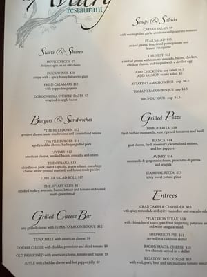 Menu photo 8 The Aviary Swansea, MA