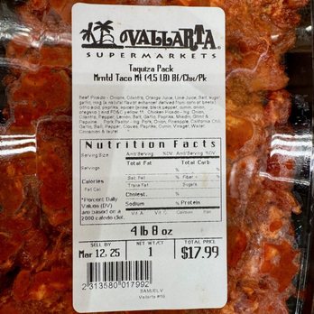 Vallarta Supermarkets - $17.99 for the Taquiza pack (Beef Picado, Chicken Picado & Pork Pastor) - Grocery Near Me - Clovis, California