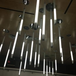 Nifty lighting in the lobby area Nifty lighting in the lobby area