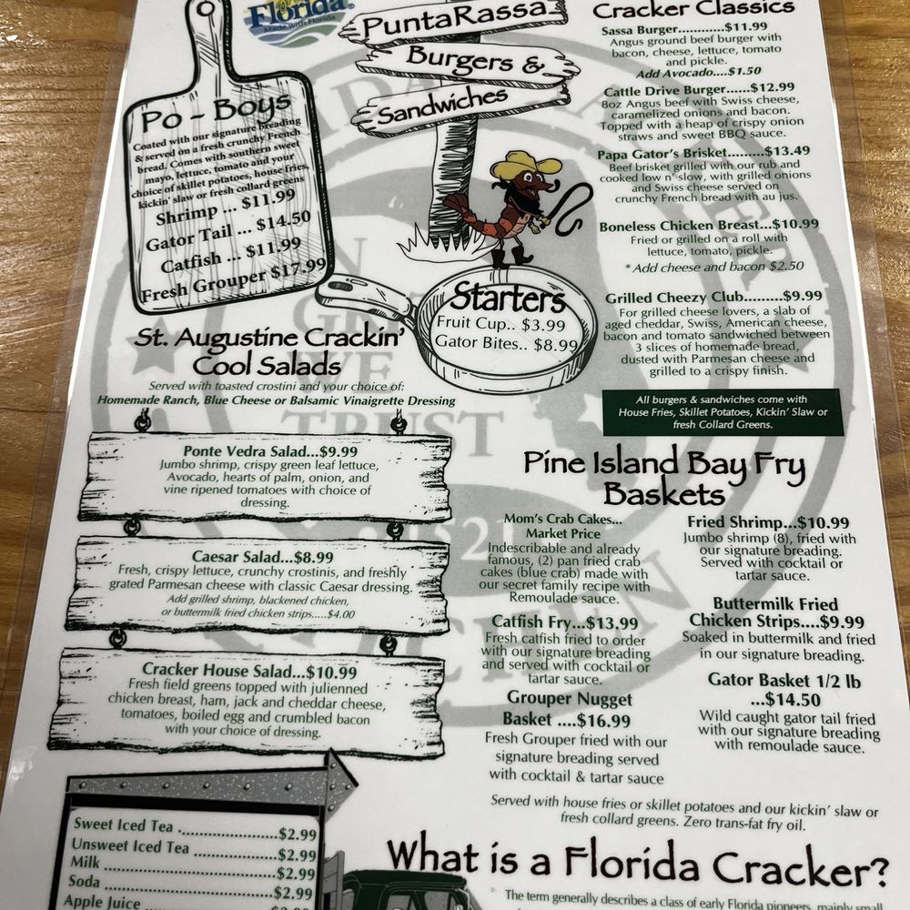 Florida Cracker Kitchen - Riverside Resort - Menu - Breakfast & Brunch Near Me - Homosassa, Florida Florida Cracker Kitchen - Riverside Resort - Menu - Breakfast & Brunch Near Me - Homosassa, Florida