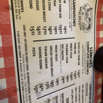 Mac's Old House - menu - American Near Me - Antioch, California Mac's Old House - menu - American Near Me - Antioch, California