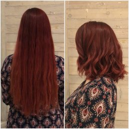 This is one of many times she has done my hair  I took the plunge and cut it all off!