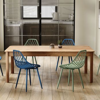 James Dar - Kurv Dining Chair- Aloe Green & Berry Blue - Home Decor Near Me - Los Angeles, California James Dar - Kurv Dining Chair- Aloe Green & Berry Blue - Home Decor Near Me - Los Angeles, California