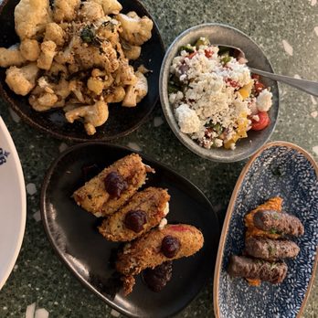 AMBAR Restaurant, Chicago - Cauliflower, Balkan Salad, Balkan Kebabs, piquillo croquettes - Desserts Near Me - Chicago, Illinois