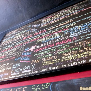 The Daily Catch - Chalkboard Menu - Italian Near Me - Boston, Massachusetts The Daily Catch - Chalkboard Menu - Italian Near Me - Boston, Massachusetts