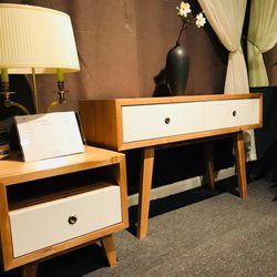 HongmuClassic - Side Table L718 Sofa Table L718 Solid Wood of Pine