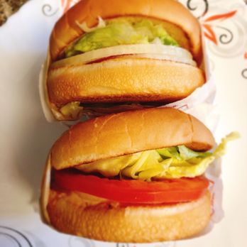 In-N-Out Burger - Veggie burger with onion, tomato & lettuce, without cheese. - Burgers Near Me - Burbank, California In-N-Out Burger - Veggie burger with onion, tomato & lettuce, without cheese. - Burgers Near Me - Burbank, California