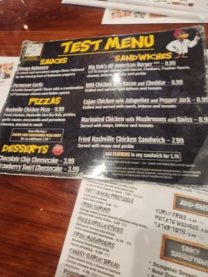 Menu photo 1 Roosters Pickerington, OH