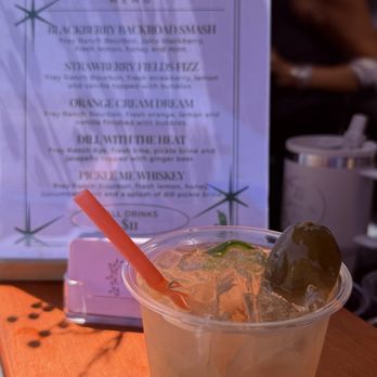 Revel & Roam Cocktail - Drink menu and Dill With The Heat - Bartenders Near Me - Fallon, Nevada