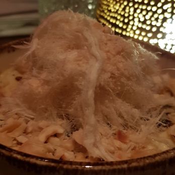 Leyla - Rice puddin with traditional turkish cotton candy - Turkish Near Me - New York, New York Leyla - Rice puddin with traditional turkish cotton candy - Turkish Near Me - New York, New York