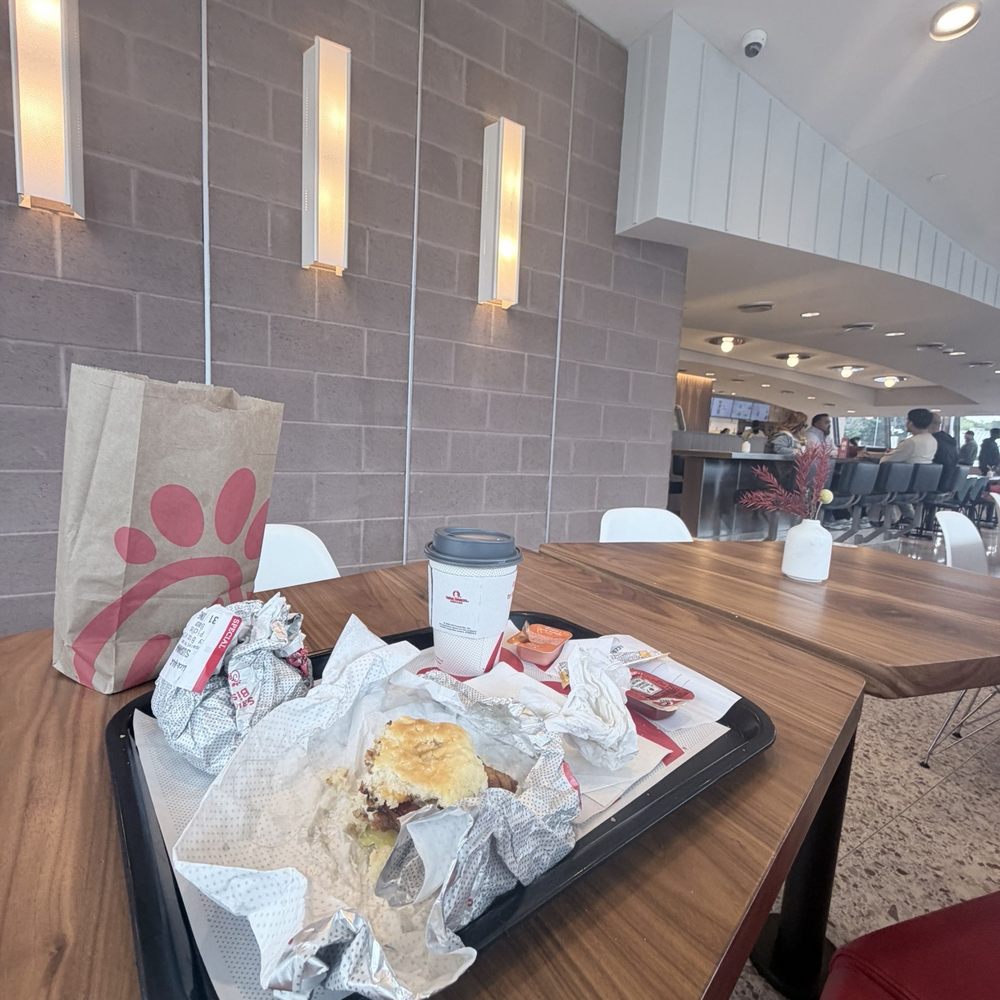 Chick-fil-A - Spicy Chicken Biscuit - Fast Food Near Me - Sherman Oaks, California Chick-fil-A - Spicy Chicken Biscuit - Fast Food Near Me - Sherman Oaks, California