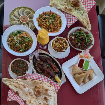 Vindaloo Indian Cuisine - Ellesmere - Aerial view of our feast - Indian Near Me - Toronto, Ontario
