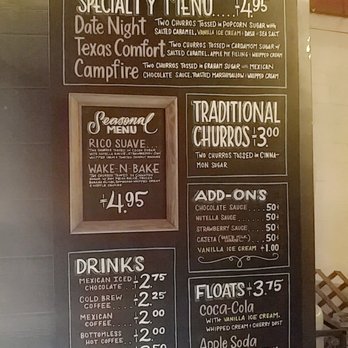 Churro Co - Cool menu - Desserts Near Me - Austin, Texas Churro Co - Cool menu - Desserts Near Me - Austin, Texas