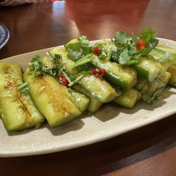 Nom Nom Bistro - Smashed Garlic Cucumber - Dim Sum Near Me - Millbrae, California