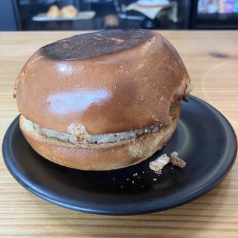 The Weekend Coffee - Sausage Egg & Pepperjack Brioche - Coffee & Tea Near Me - Snoqualmie, Washington