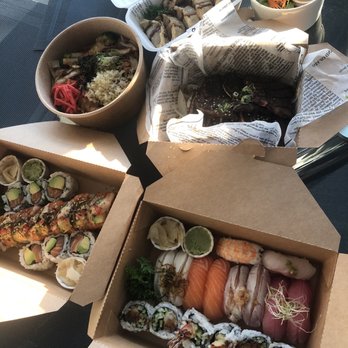 Gurume Sushi - Orangeville roll, salmon avocado, sushi dinner for 1, chicken yakisoba, gyoza and kalbi - Sushi Bars Near Me - Toronto, Ontario Gurume Sushi - Orangeville roll, salmon avocado, sushi dinner for 1, chicken yakisoba, gyoza and kalbi - Sushi Bars Near Me - Toronto, Ontario
