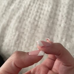 Nia Modern Nails Salon - The spot she cut me twice