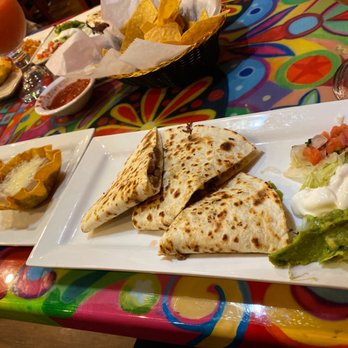 Senor Tequila's - Steak quesadilla and retried beans - Mexican Near Me - Fairfax, Virginia Senor Tequila's - Steak quesadilla and retried beans - Mexican Near Me - Fairfax, Virginia