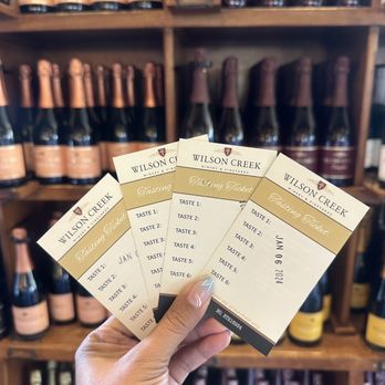 Wilson Creek Winery - Wine tasting cards - Wineries Near Me - Temecula, California Wilson Creek Winery - Wine tasting cards - Wineries Near Me - Temecula, California