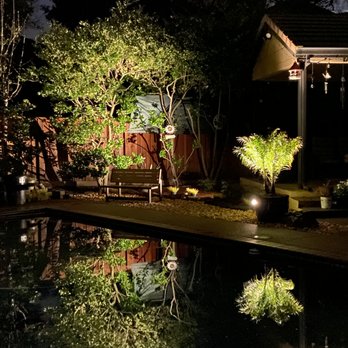 Alday Landscape - At night - Landscaping Near Me Alday Landscape - At night - Landscaping Near Me