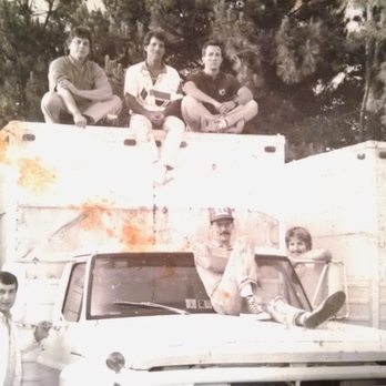 A Mover - Early moving crew Marc Schillings, David Moore (me), Jack Faddias, Glen McQuestion, Kevin Francis and Chris Doody. Top - Down - Movers Near Me - Virginia Beach, Virginia