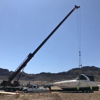 Houston's Crane Service - My boat being craned by Houston Crane - Crane Services Near Me - Las Vegas, Nevada Houston's Crane Service - My boat being craned by Houston Crane - Crane Services Near Me - Las Vegas, Nevada