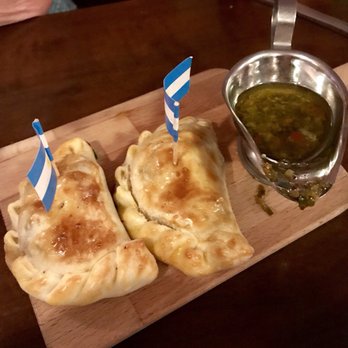 Tango Steak - 3 empanadas are served for app, but we gobbled one up - Argentine Near Me - Moonachie, New Jersey