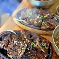 Tang Jip - LA Galbi on sizzling hot plate