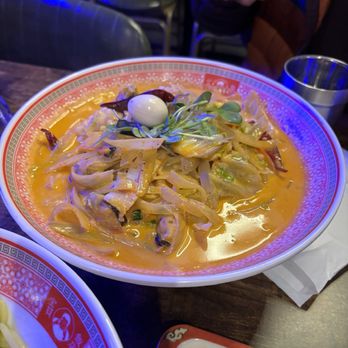 Bobae Korean Noodle House - Creamy spicy seafood noodle - Korean Near Me - Bellevue, Washington