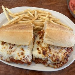 Yesterday's Restaurant - Eggplant parmigiana sandwich