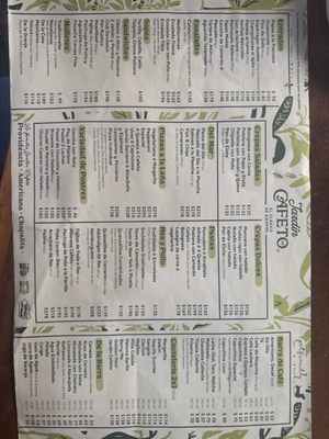 Menu photo 1 Jardín Cafeto Guadalajara, JAL Menu photo 1 Jardín Cafeto Guadalajara, JAL