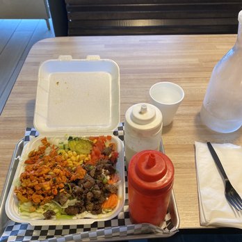 Gyro King - 18. Combo Salad - Mediterranean Near Me - Houston, Texas Gyro King - 18. Combo Salad - Mediterranean Near Me - Houston, Texas