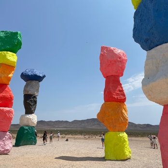 Seven Magic Mountains - Public Art Near Me - Las Vegas, Nevada Seven Magic Mountains - Public Art Near Me - Las Vegas, Nevada