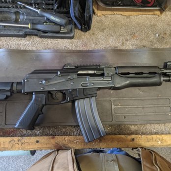 Colonel Lou's Guns - 5.56 AK style pistol converted to accept AR magazines. - Gunsmith Near Me - El Paso, Texas