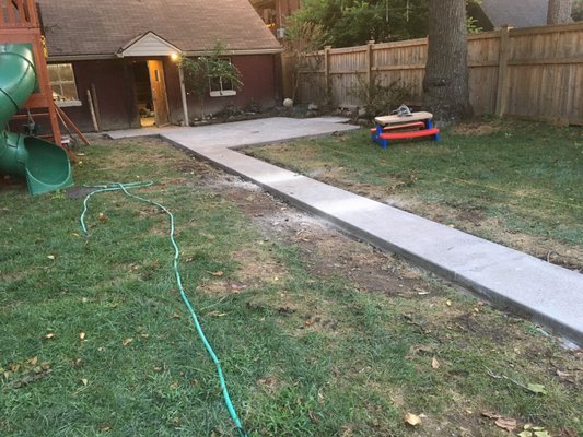 Concrete Work - Give us a call to setup a time for a free estimate! Concrete Work - Give us a call to setup a time for a free estimate!