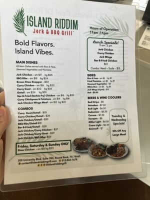 Menu photo 4 Island Riddim Round Rock, TX Menu photo 4 Island Riddim Round Rock, TX