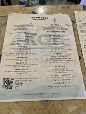 Menu photo 4 Kai Eats + Drinks Kailua-Kona, HI