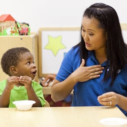 Carpe Diem Private Preschool - Allen - We incorporate sign language in our infant and toddler programs.