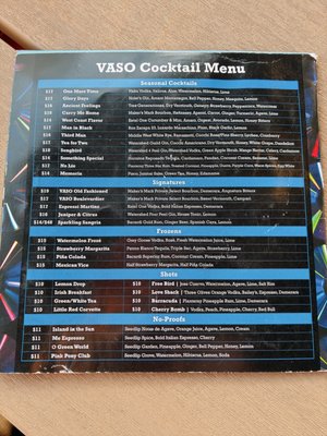 Menu photo 1 VASO Dublin, OH Menu photo 1 VASO Dublin, OH
