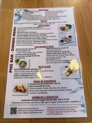 Menu photo 1 Pho Bar Leesburg, VA Menu photo 1 Pho Bar Leesburg, VA