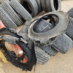 Heiser Tire Service - Blown tire