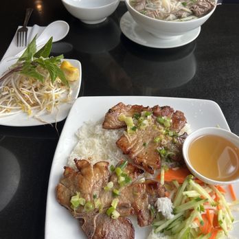 Pho Minh - a plate of food and a bowl of soup - Vietnamese Near Me - Strathmore, Alberta Pho Minh - a plate of food and a bowl of soup - Vietnamese Near Me - Strathmore, Alberta