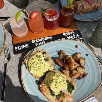Lovina - Shrimpie Benedict - New American Near Me - Calistoga, California Lovina - Shrimpie Benedict - New American Near Me - Calistoga, California