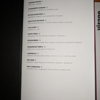 Virago - Drink menu (1 of 5). Cocktails. - Asian Fusion Near Me - Nashville, Tennessee Virago - Drink menu (1 of 5). Cocktails. - Asian Fusion Near Me - Nashville, Tennessee