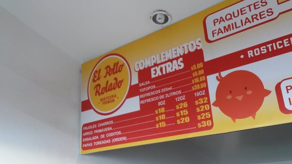 Menu photo 3 El Pollo Rolado Tijuana, BCN
