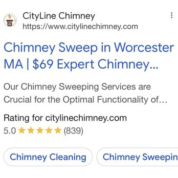 Cityline Chimney - They advertise $69 but definitely not true at all. - Chimney Sweeps Near Me